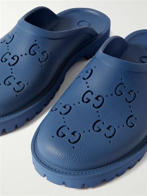 gucci rubber mules women|gucci clogs rubber women's.